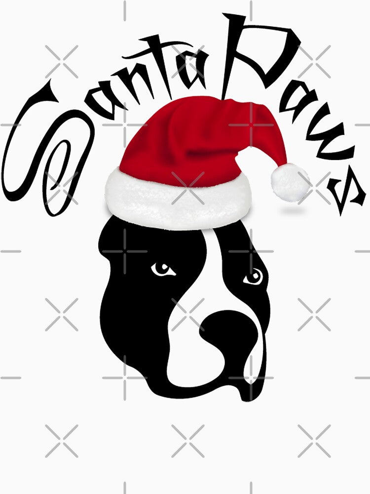 Santa Paws T Shirt Claus Christmas Funny  Santa Paws X-mas Gifts Kids Boys Girls Men Women Essential T-Shirt by mira031128
