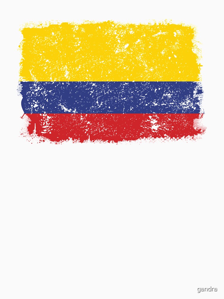 Colombia old flag by gandra