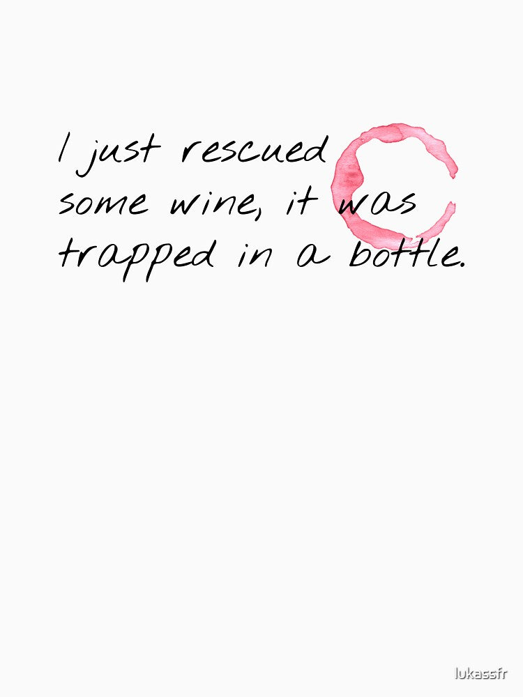 I just rescued some wine, it was trapped in a bottle by lukassfr