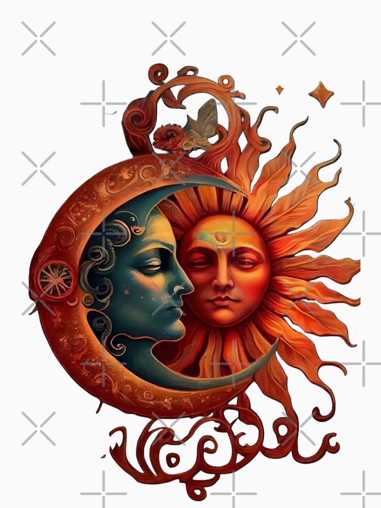 Celestial Sun and Moon by CMooreWorx