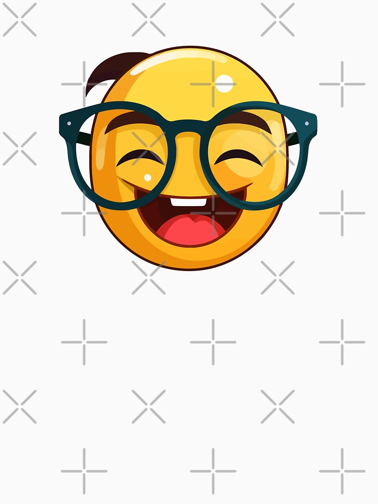 Goofy Ahh Smiles, nerd face emoji by Artwyz