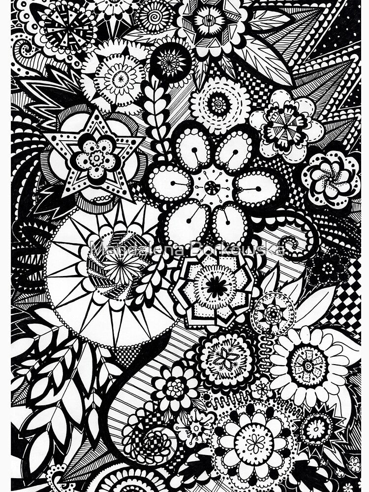 Flowers of geometry by Magdalena Borkowska