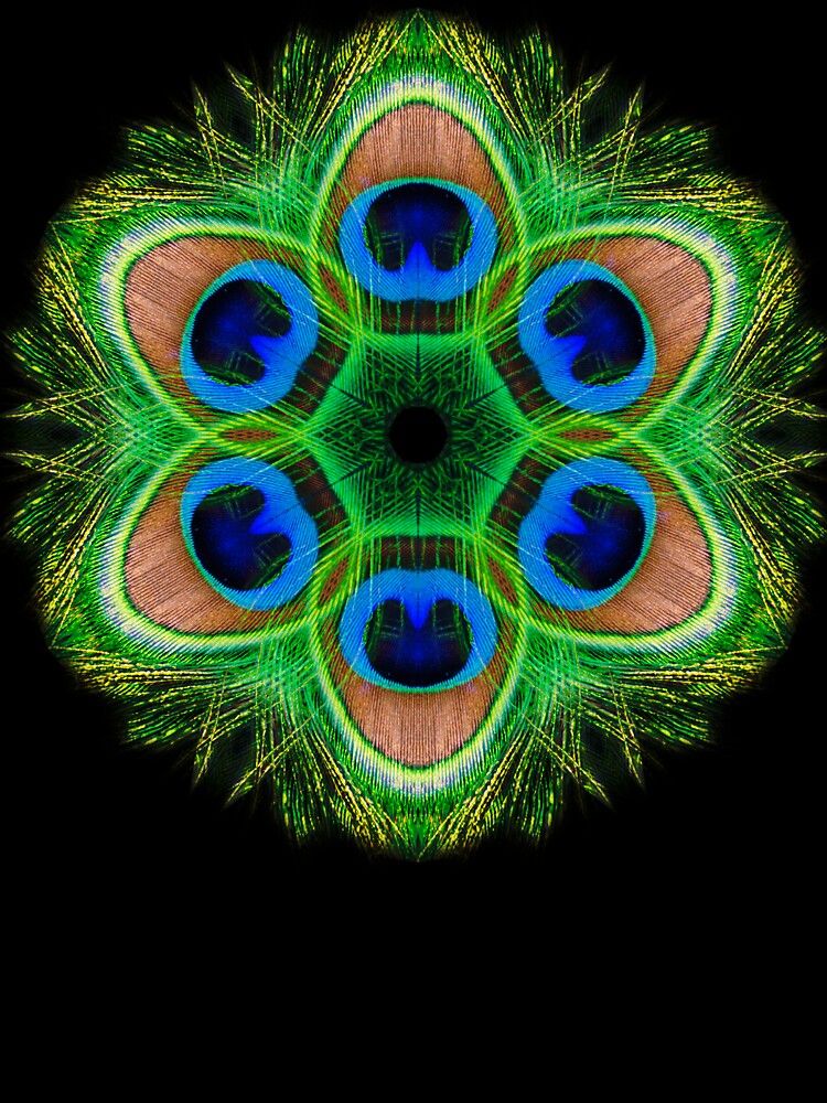 A Mandala-Inspired image based on peacock feathers. by ThomMorris