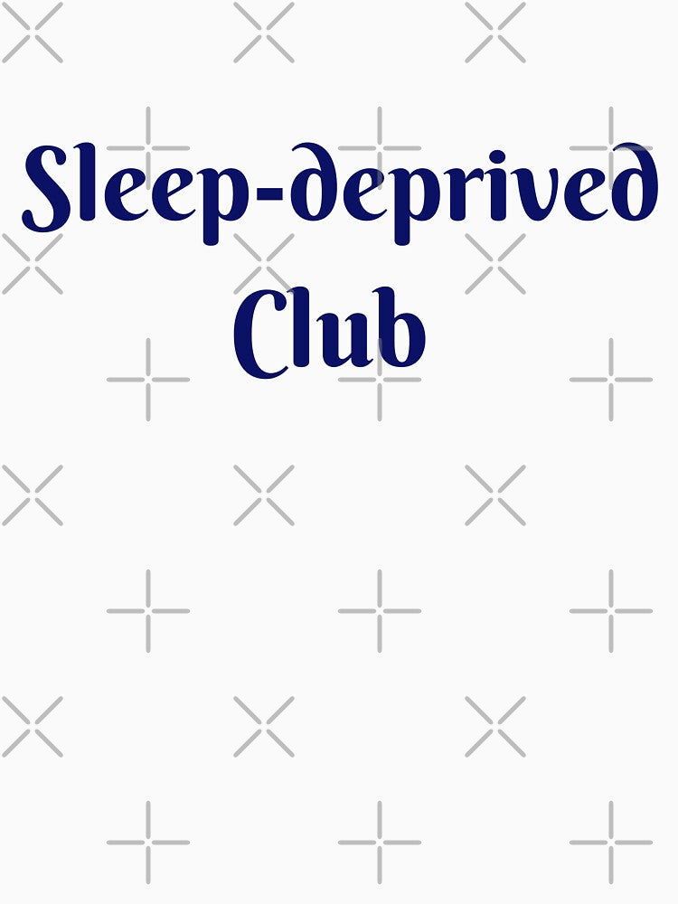 Sleep deprived in blue font by artbleed