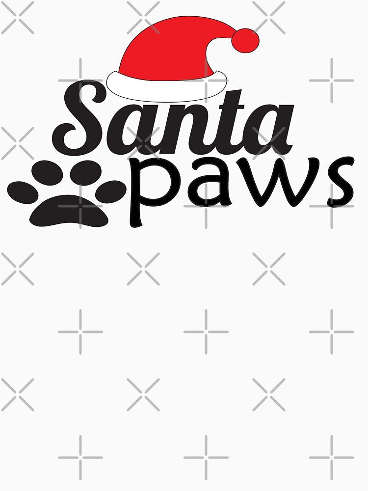 Beautiful Santa Paws T Shirt Claus Christmas Funny Sweet Santa Paws X-mas Gifts Kids Boys Girls Men Women Essential T-Shirt by mira031128