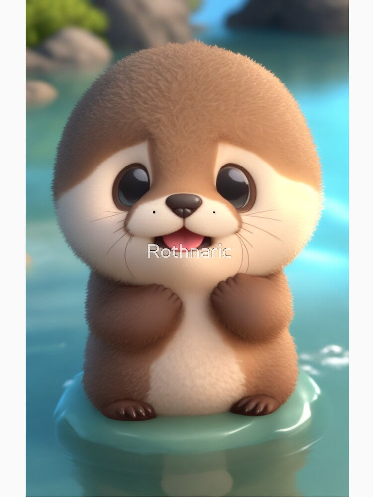 Adorable Otter Chibi by Rothnaric