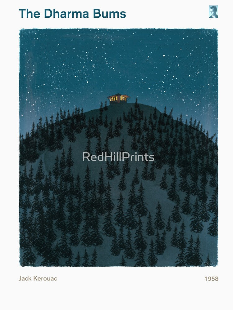 The Dharma Bums - Jack Kerouac by RedHillPrints