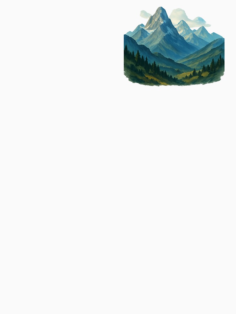 Mountain Landscape – Scenic Nature Art for Outdoor Lovers by CreativeThoughts
