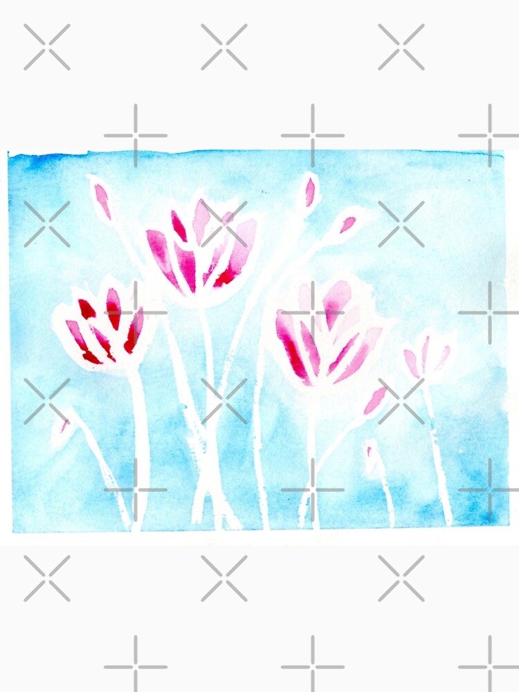 Whimsical Delicate Wildflowers by The Bellflower Mouse Art