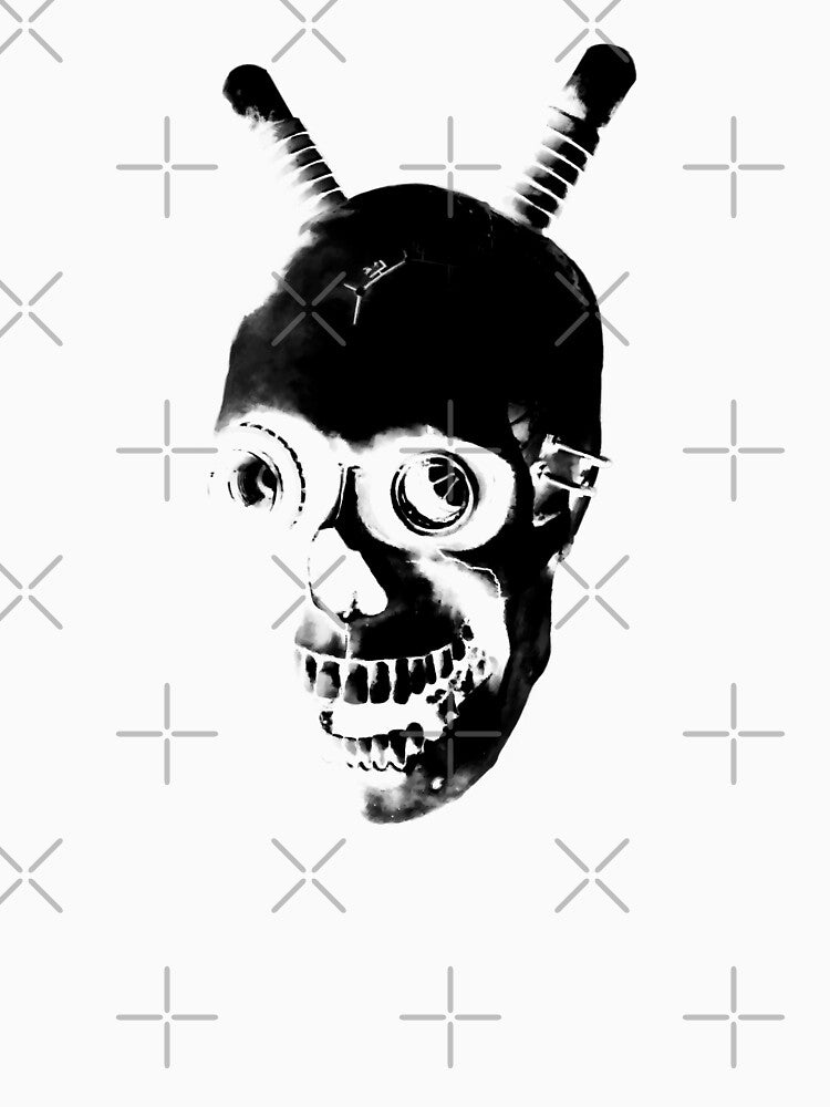 Cyberpunk Skull Mod.4 (Black) by 7S Seveness Design