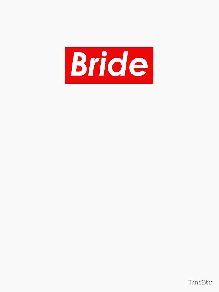 Just Married Bride Shirt After Wedding by TrndSttr
