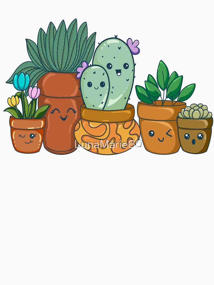 Kawaii Plants Happen by LunaMarie80