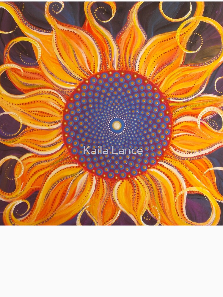 Sacred Geometry Wildflower by Kaila Lance