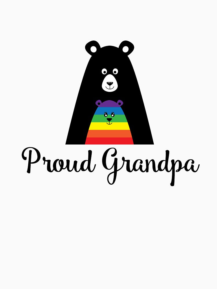 Proud Grandpa Gay Pride by Jockeybox