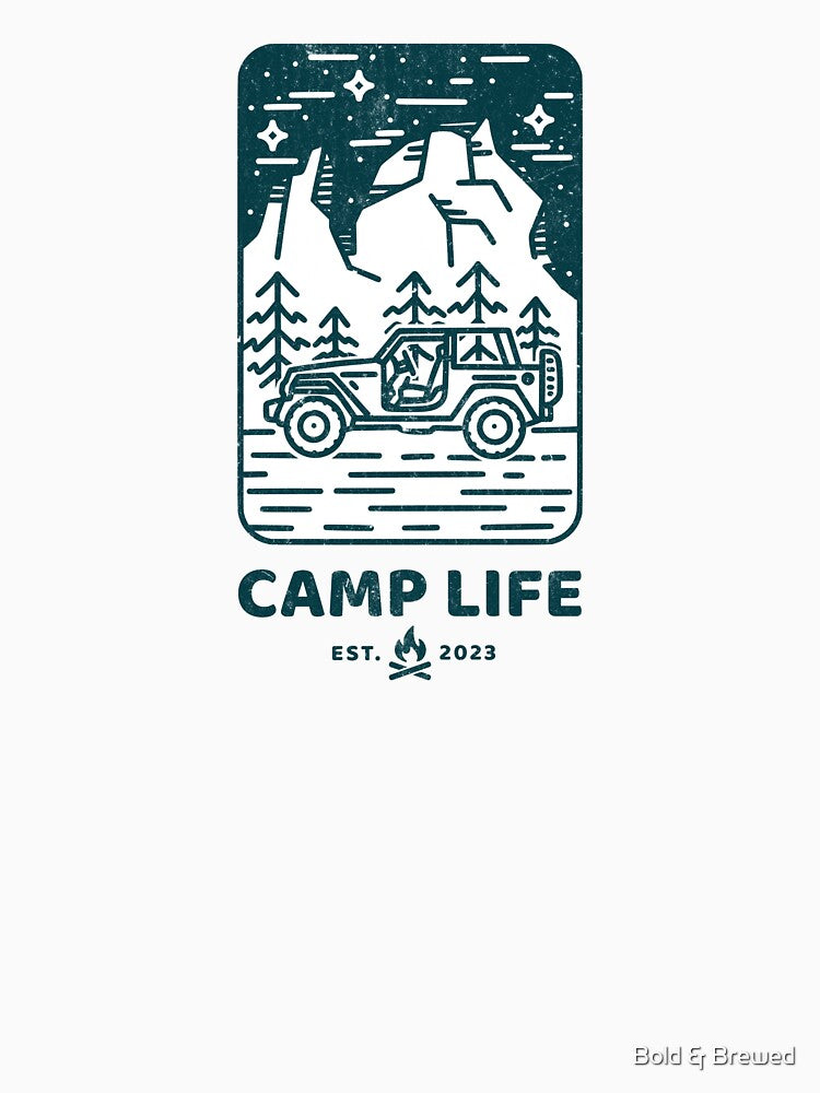 Van Life Camping Graphic by Bold & Brewed