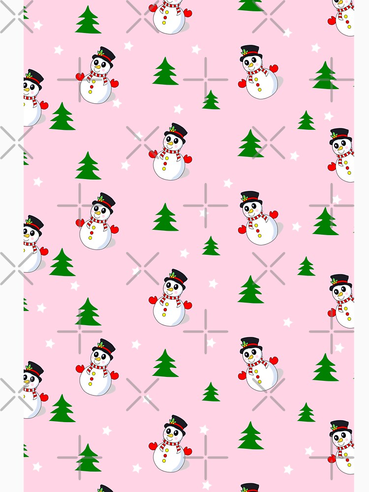Snowman, Christmas tree pattern by Lush Brush & Line