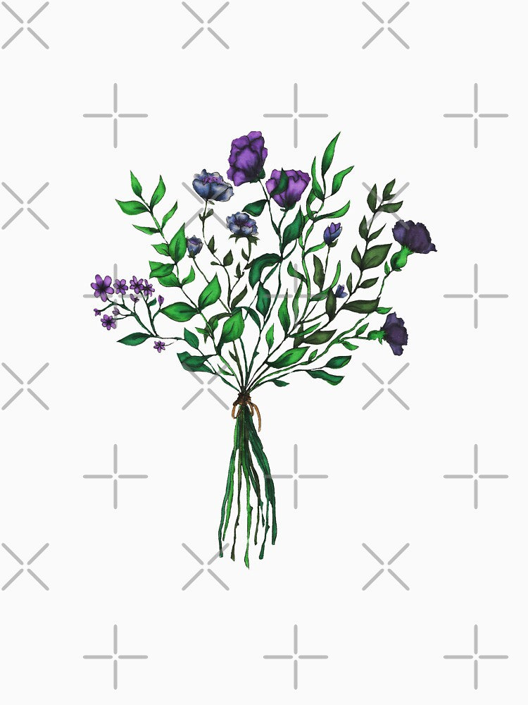 Wildflowers - Purple by Cass V
