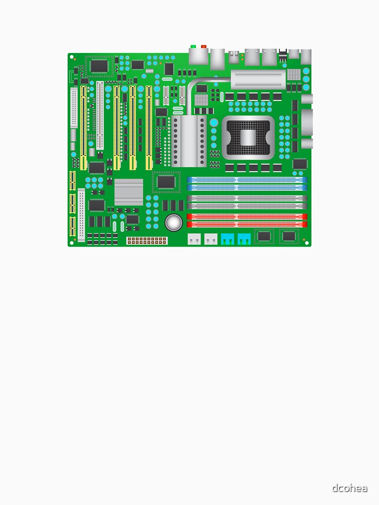 Classic Computer Mainboard for Geeks by dcohea