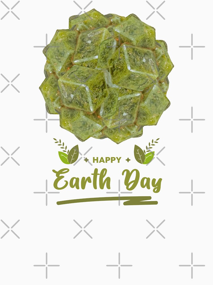 Happy Earth Day by Yellow Garnet Celebrate Sustainability with Bright Gemstone Designs by ArtDesignTp