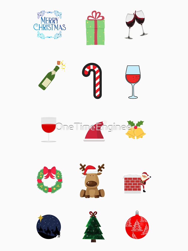 Christmas Wine Funny Wine quote christmas tree bell by OneTimeEngineer