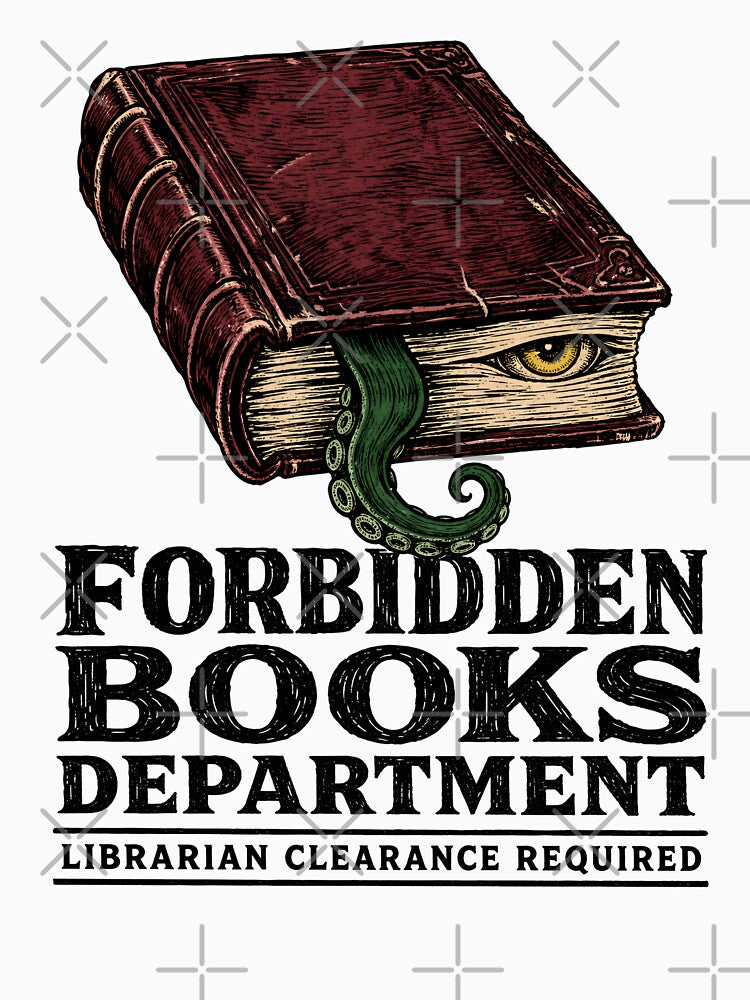 Lovecraft Halloween – Forbidden Books Department by Fenay Designs