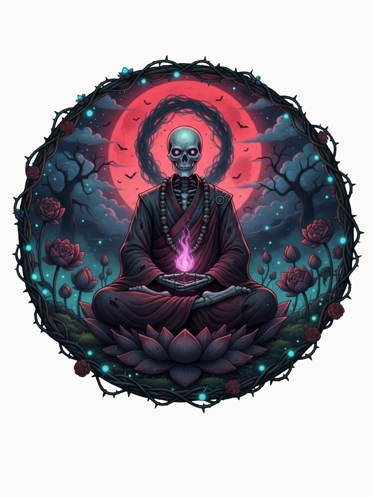 Skeleton Monk Meditation - Halloween Special by Zen Mosaic