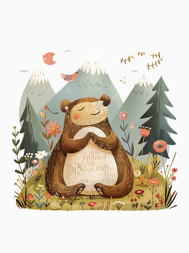 Cute mountain bear by faberrzhe
