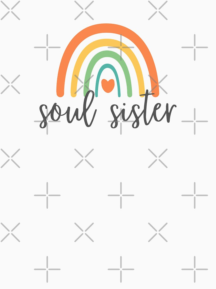 Soul Sister - Colorful Rainbow - Heart by patternjp