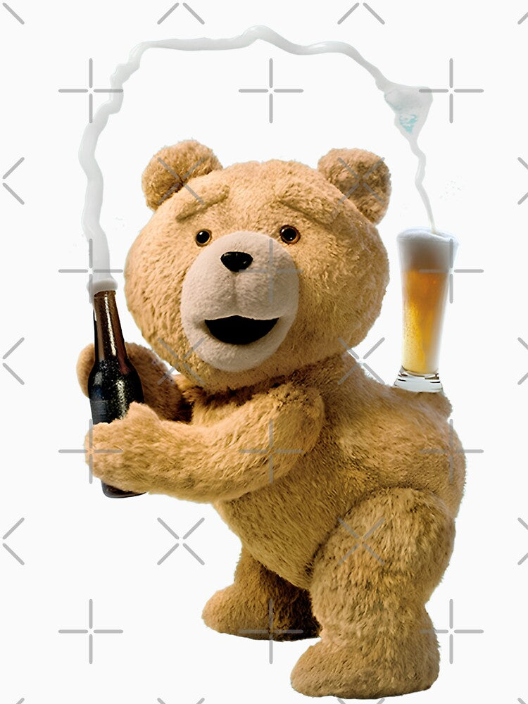 Bear Who Loves Beer by NF Designs Studio DTF