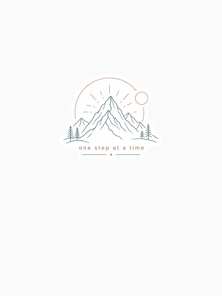 One Step at a Time Mountain by InkPixell