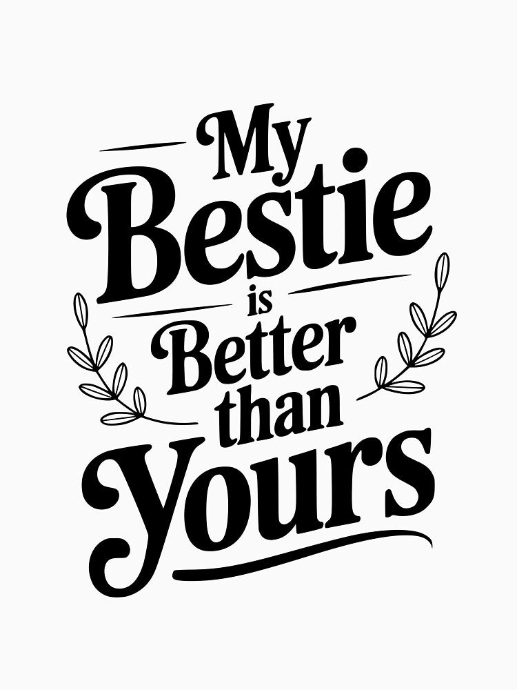 My Bestie Is Better Than Yours by Frank Ring