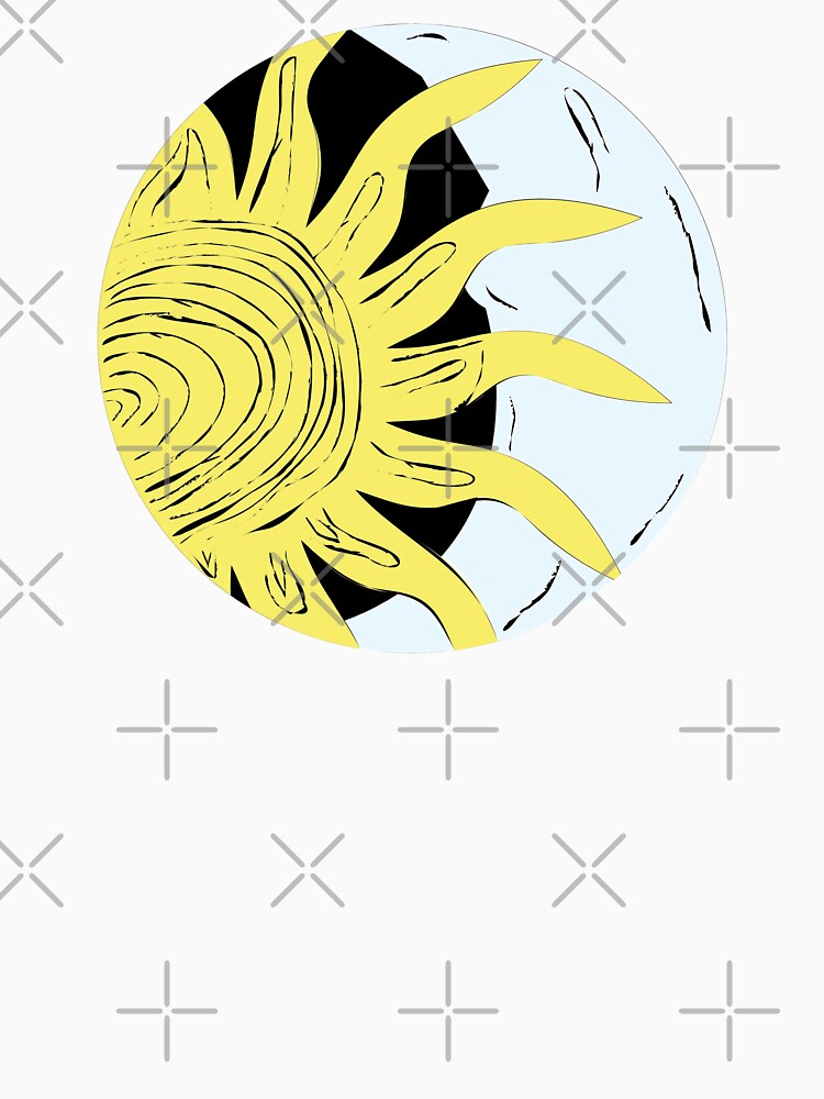 Sun and moon hug by Jenmag