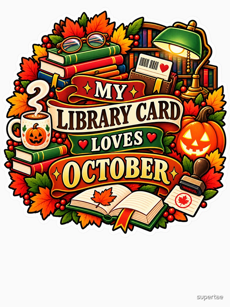 My Library Card Loves October Librarian by supertae