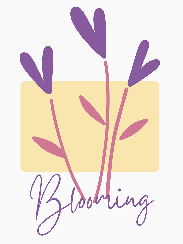 Pastel Blooming Wildflowers Line Art by Novalineastudio