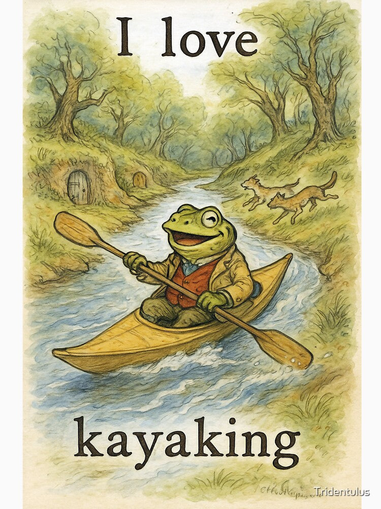 I Love Kayaking by Tridentulus