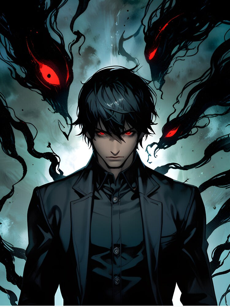 dark anime art by misbahsiro