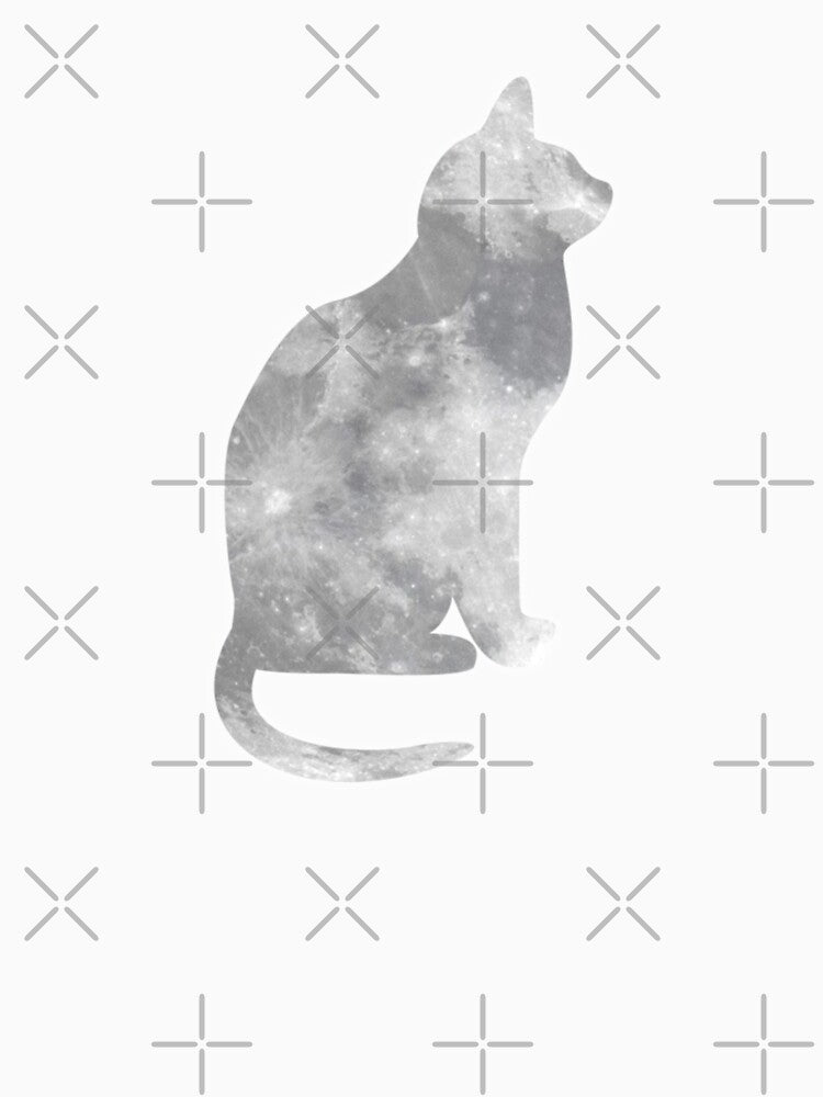 Bright Moon Cat Silhouette by wonderxwander