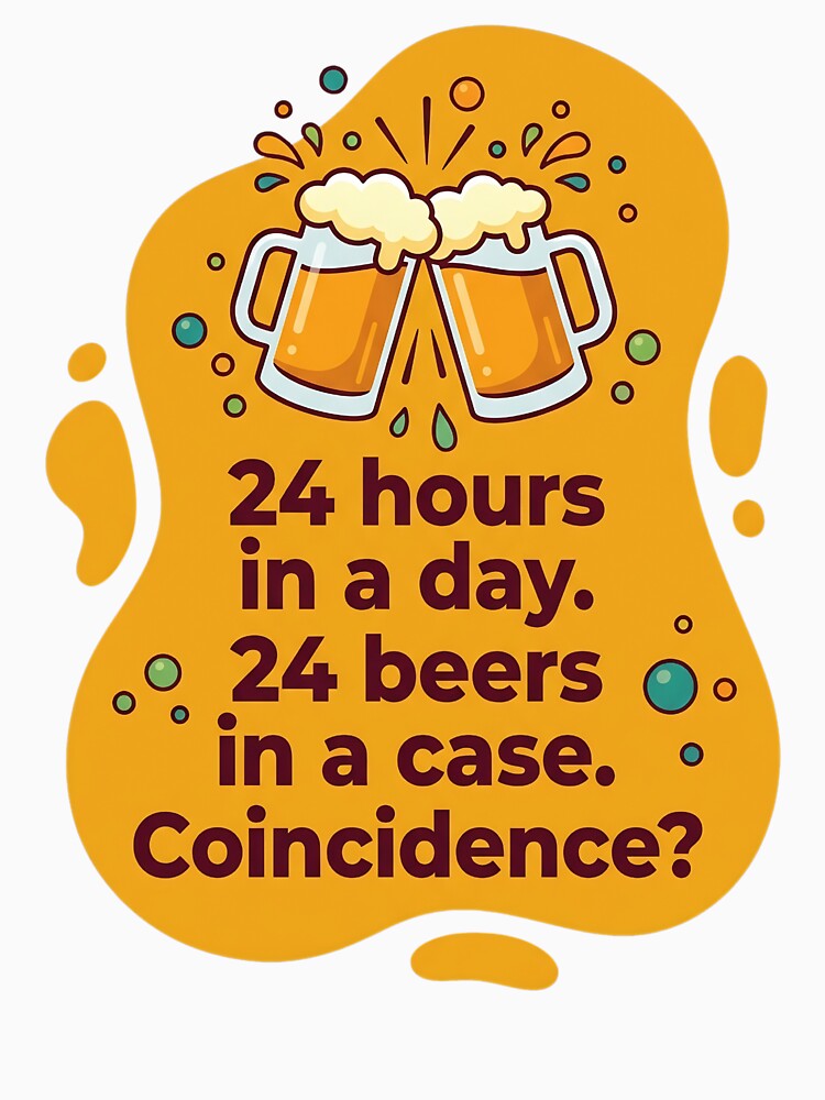 24 hours a day 24 beers in a case. coincidence? | Beer by SocialStaticz