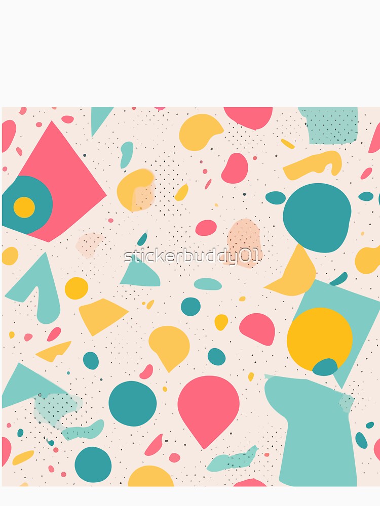 Geometry patterns - Light colors by stickerbuddy01