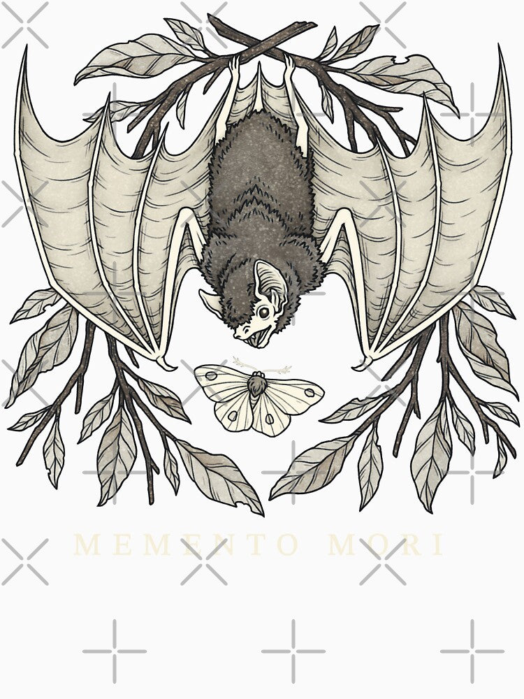 MEMENTO MORI Bat Dark Academia Therian Furry Goblincore by Veymoth
