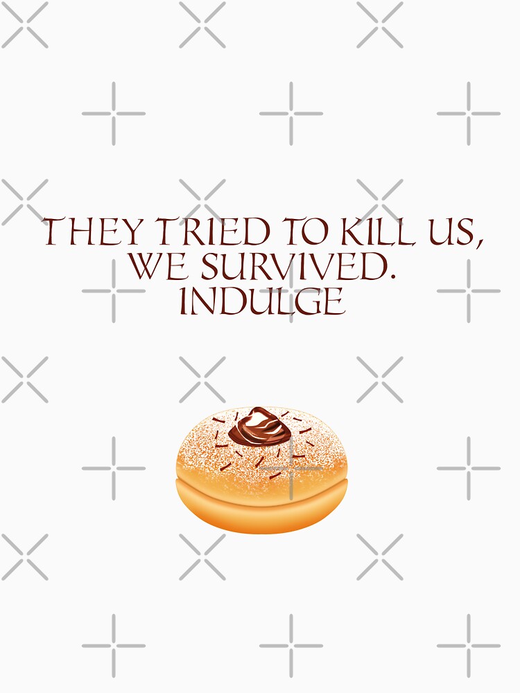 Hanukkah Special - Story of hanukka maccabis in short - They Tried to kill us, We  survived. Indulge (Chocolate Donut) by talgursmusthave