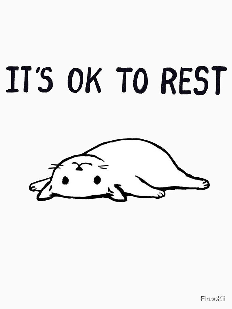 Cat its ok to rest by FloooKii