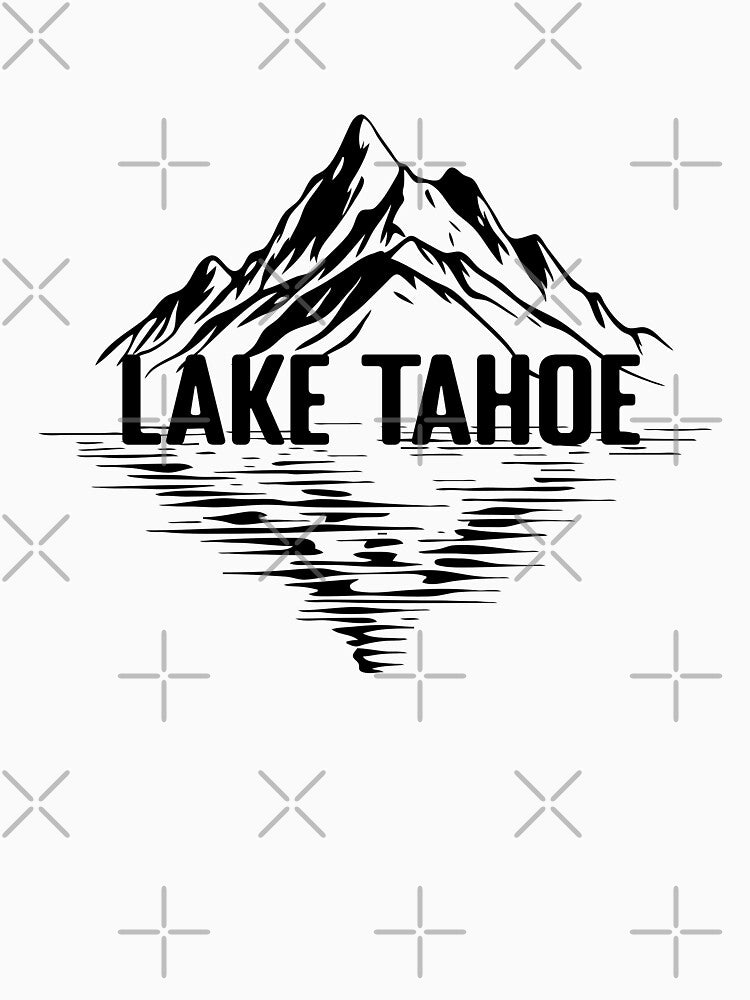 Lake Tahoe - California (with Black Lettering) by VelvetRoom