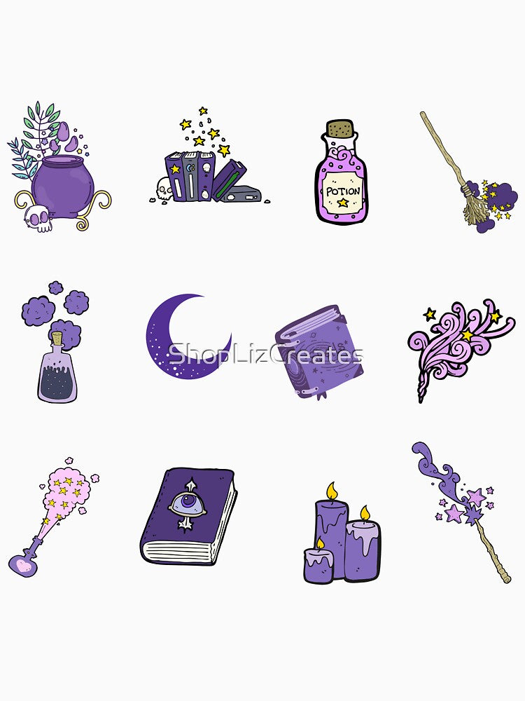 Purple Magical Pattern by ShopLizCreates