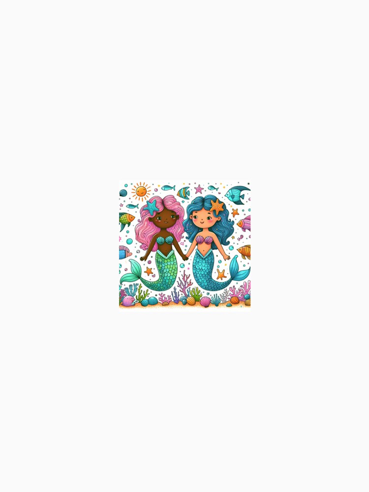 Two mermaids best friends forever by mermaidstribe