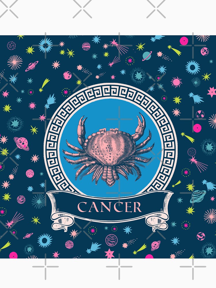 Cancer Star Sign Celestial Art by PrintyBazaar