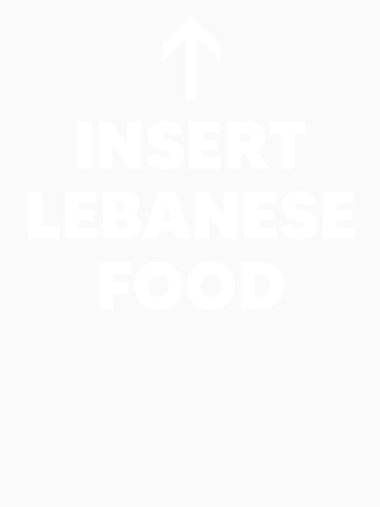 Insert Lebanese Food Lebanon by The Junto Shop