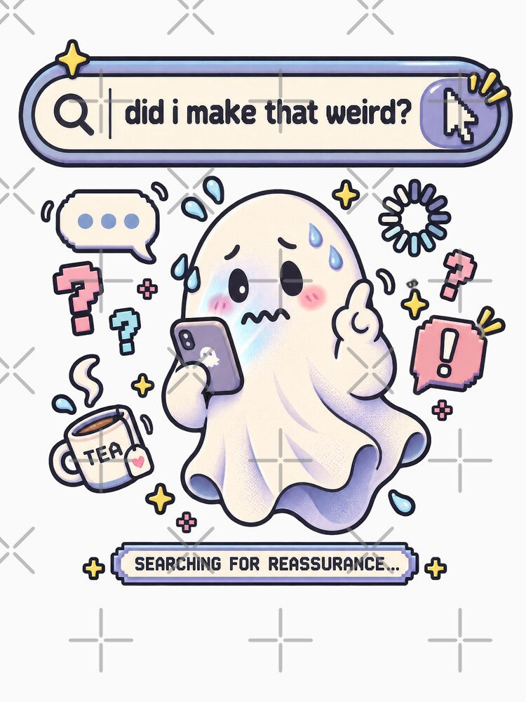 Did I Make That Weird Anxious Ghost by Trendy-Artistry
