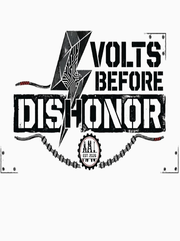 Volts Before Dishonor Electrician Shirt – Funny Electrician Gift by ArtsyElegance4U ⭐⭐⭐⭐⭐