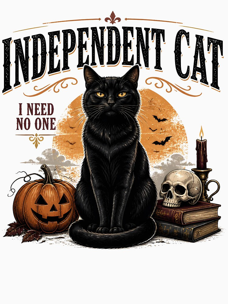 Independent Cat — Black Cat Halloween by KristenosNehk